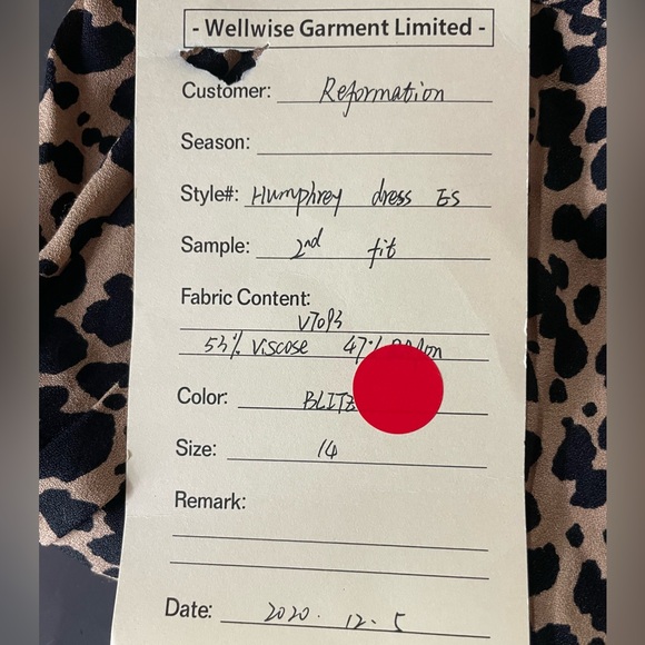 Reformation Leopard Print Camisole Top - Picture 5 of 5